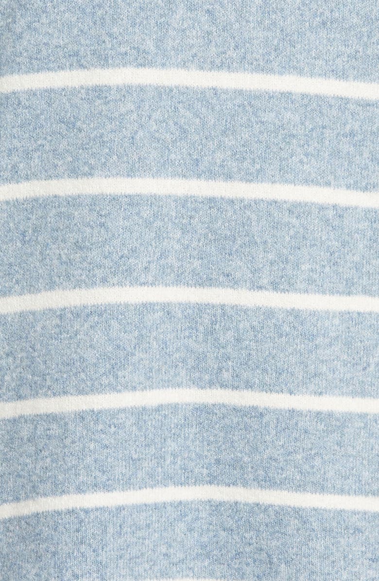 VERO MODA CURVE Doffy Stripe Long Sleeve Recycled Blend Sweater Dress, Alternate, color, 