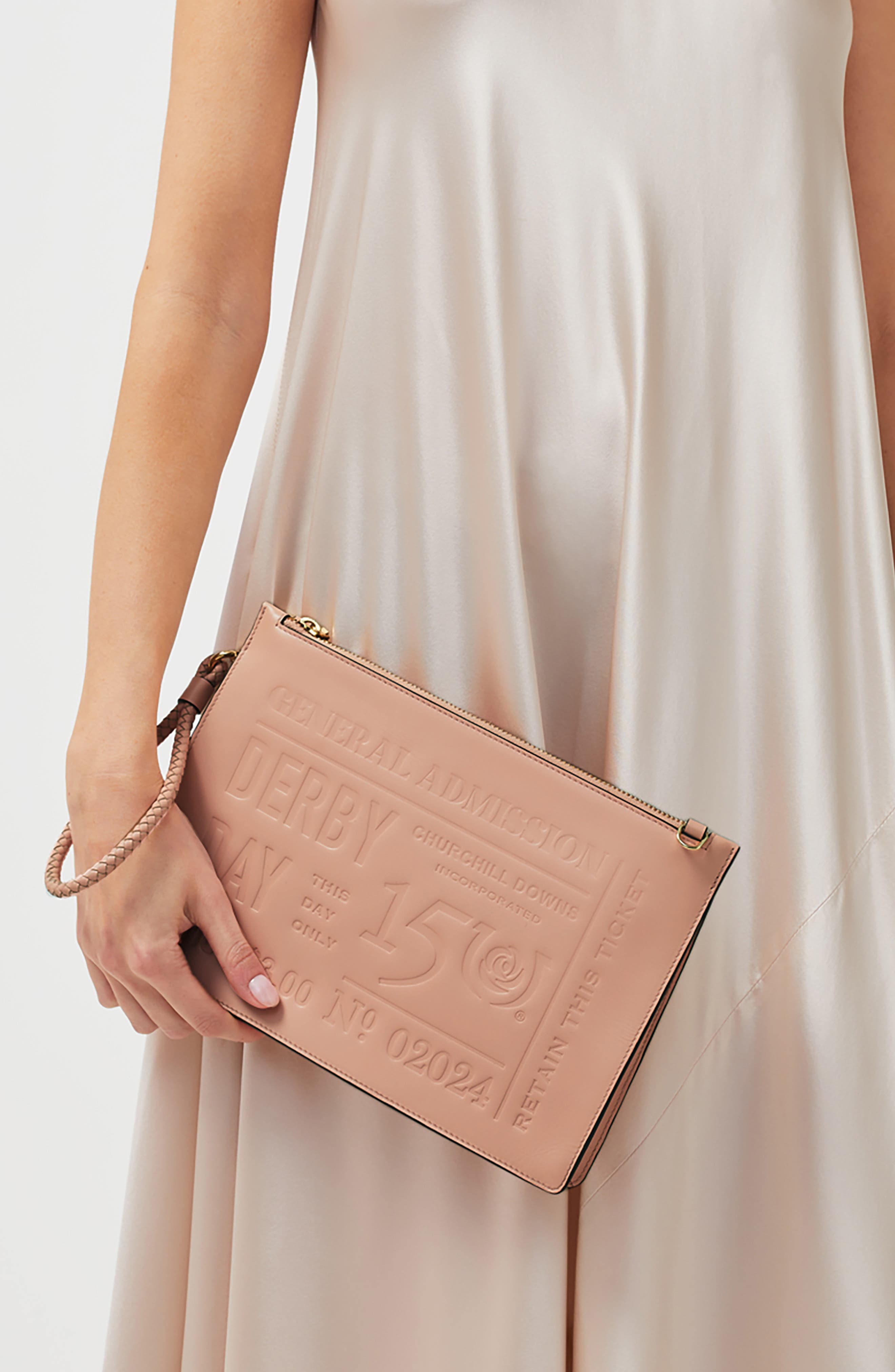 Radley Kentucky Derby Zip Pouch, Alternate, color, Dusty Rose