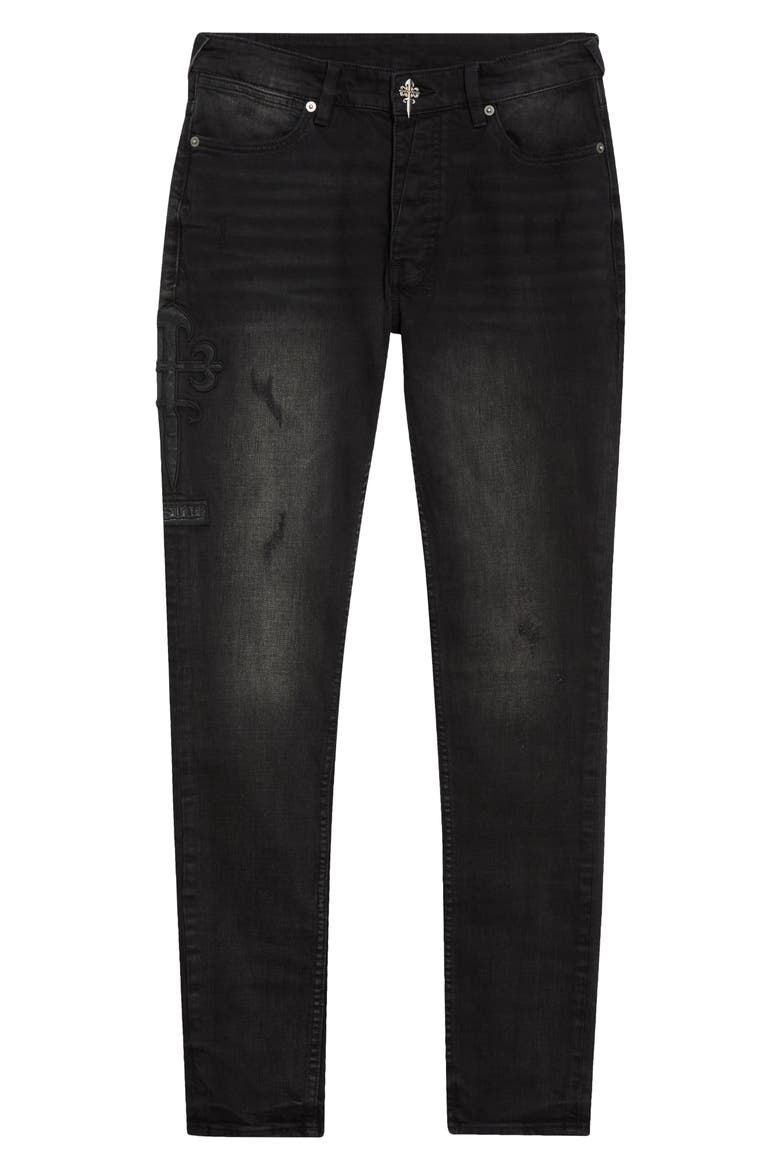 Van Winkle Reup Skinny Jeans, Main, color, CHARCOAL