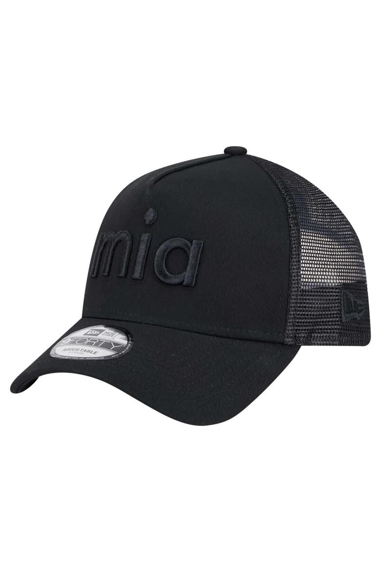 Men's New Era Black Miami Dolphins, Main, color, Black