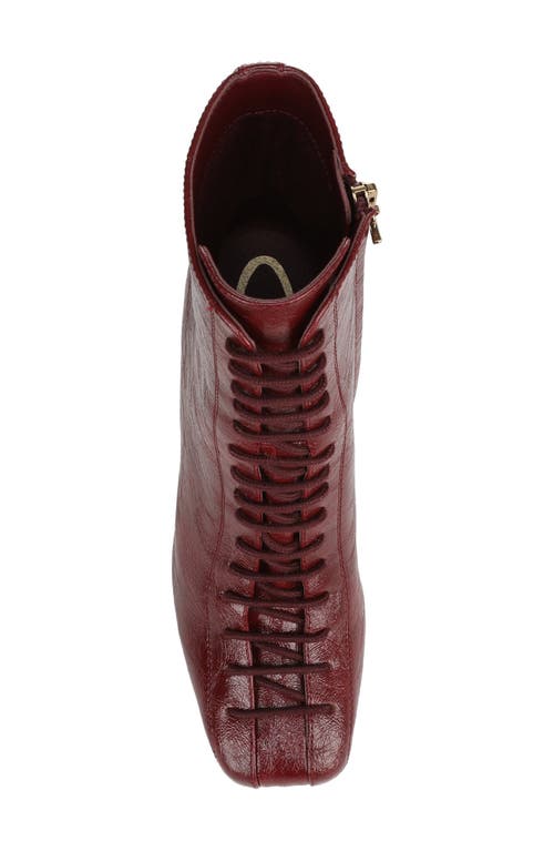 Circus Ny By Sam Edelman Kendra Block Heel Bootie In Burgundy