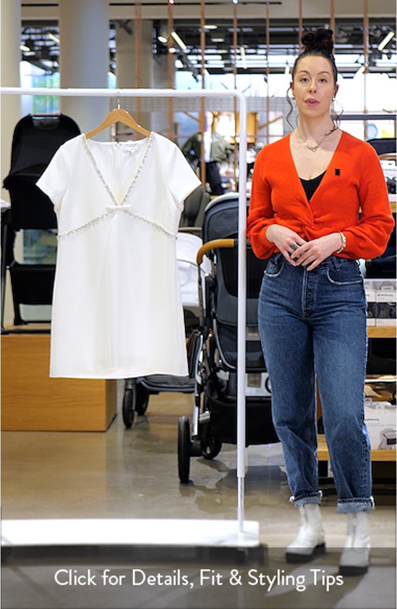 Jessica Crystal Detail Cocktail Minidress, sales video thumbnail