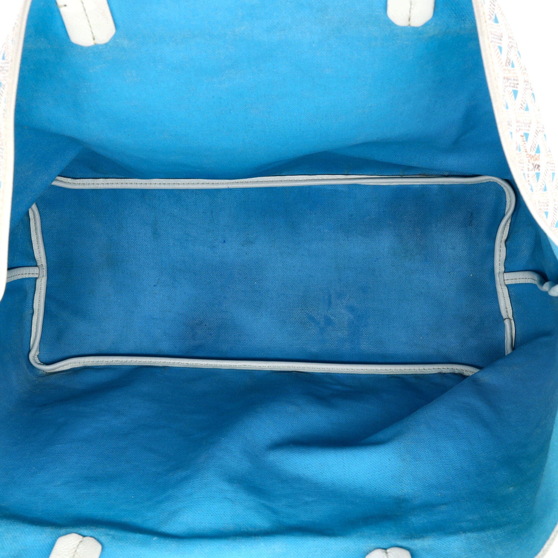 Saint Louis Tote Claire Voie Coated Canvas PM, Alternate, color, White