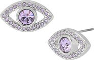 Kurt Geiger London Pavé Evil Eye Stud Earrings