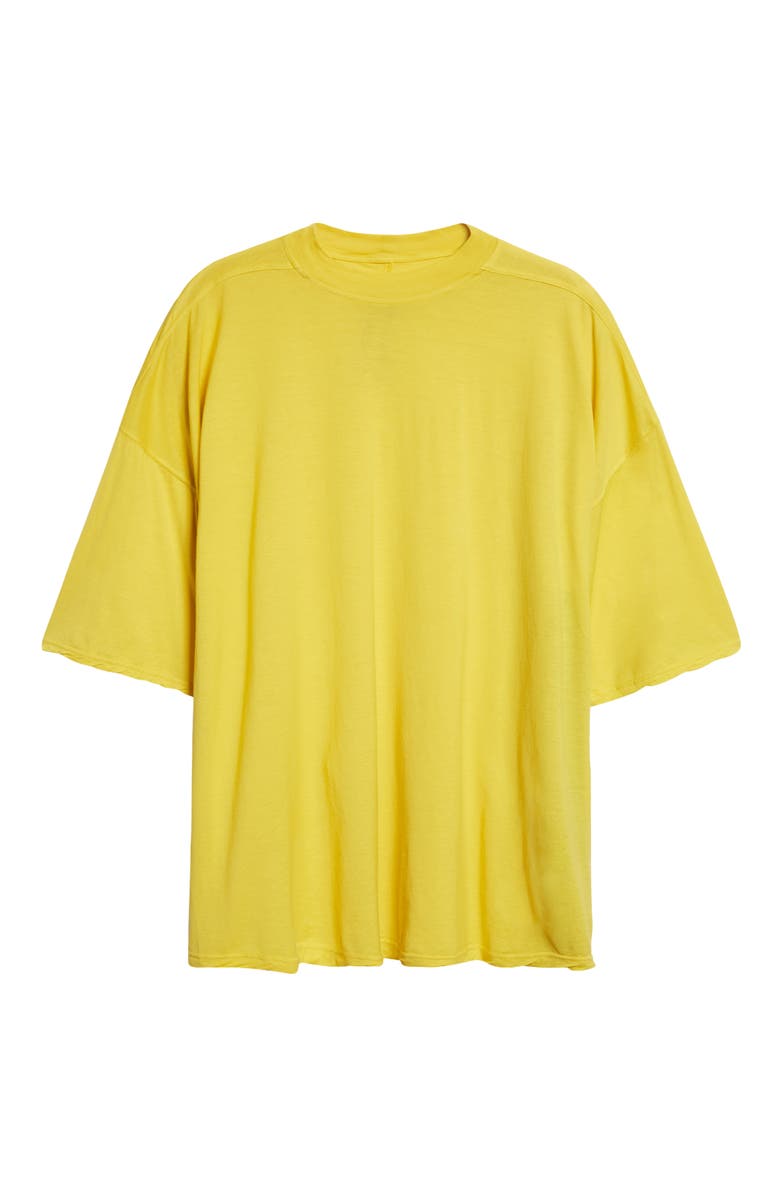 Rick Owens DRKSHDW Tommy Oversize T-Shirt, Alternate, color, Lemon