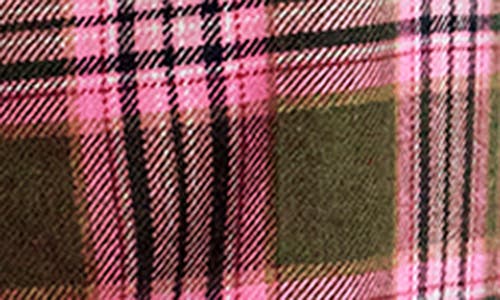 Boden Belgravia Plaid Wide Leg Pants In Pink