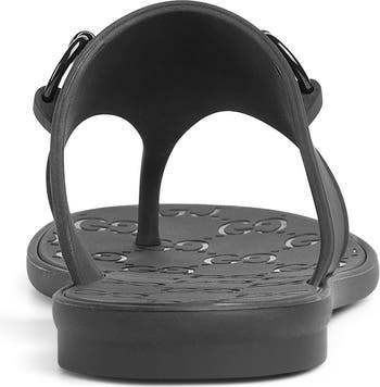 Gucci Minorca Horsebit Rubber Sandal (Women) | Nordstrom