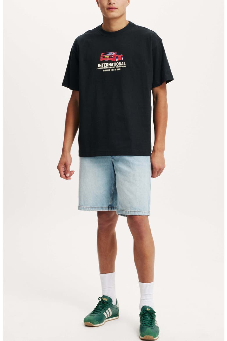 Men's Box Fit Graphic T-Shirt, Alternate, color, Black International