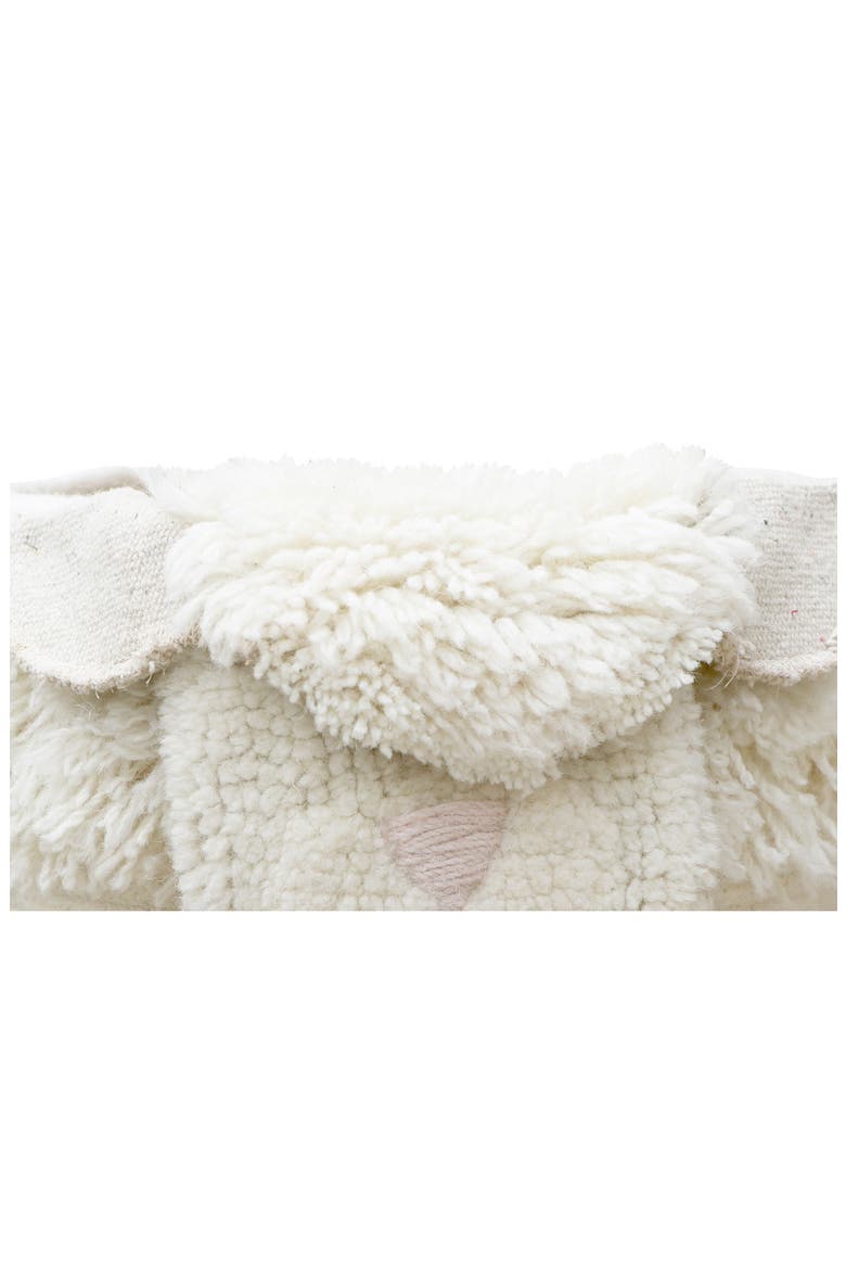 Woolable Pink Nose Sheep Basket, Alternate, color, SHEEP WHITE