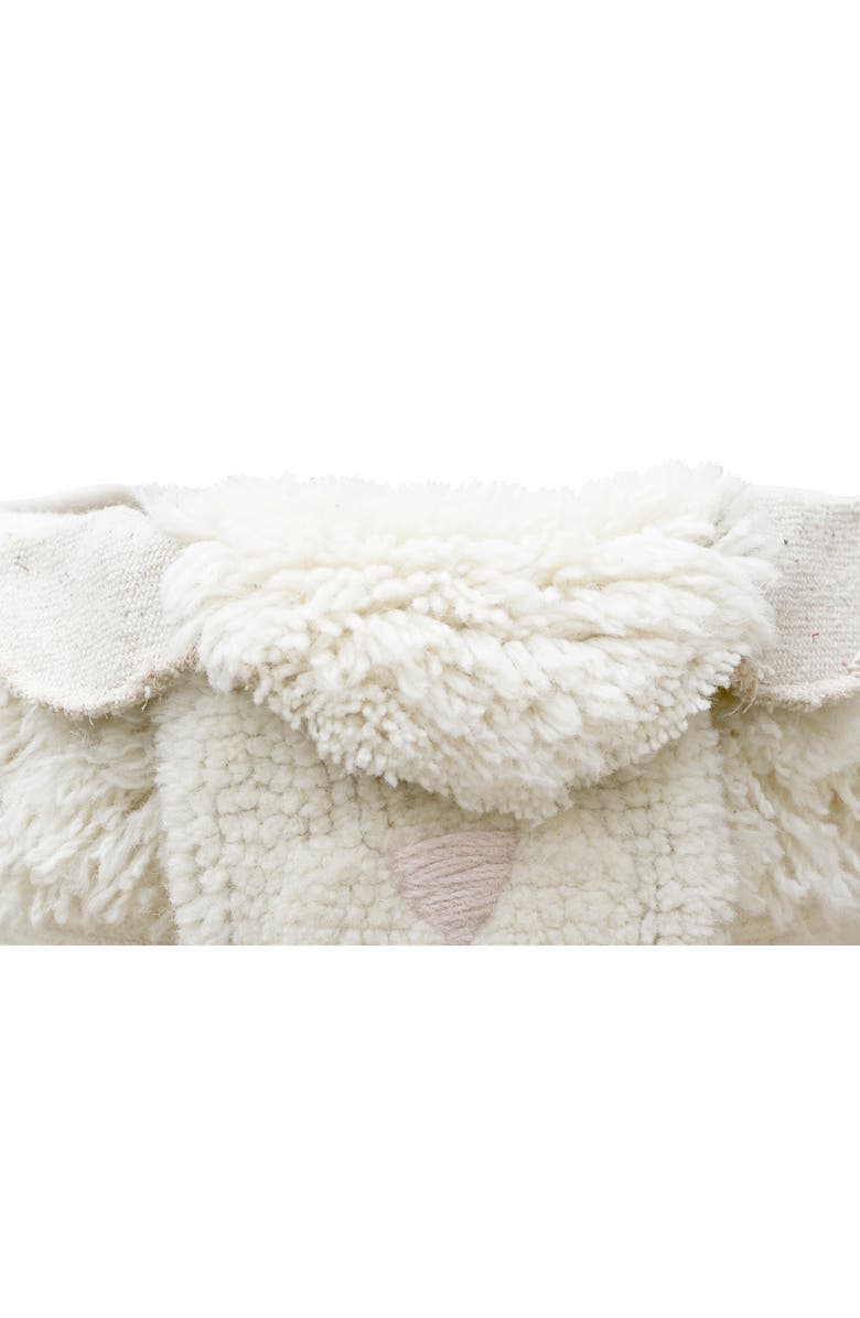 Lorena Canals Woolable Pink Nose Sheep Basket, Alternate, color, Sheep White
