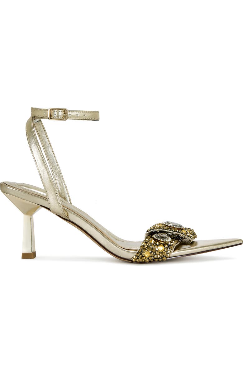 AZALEA WANG Mael Ankle Strap Sandal, Alternate, color, Gold