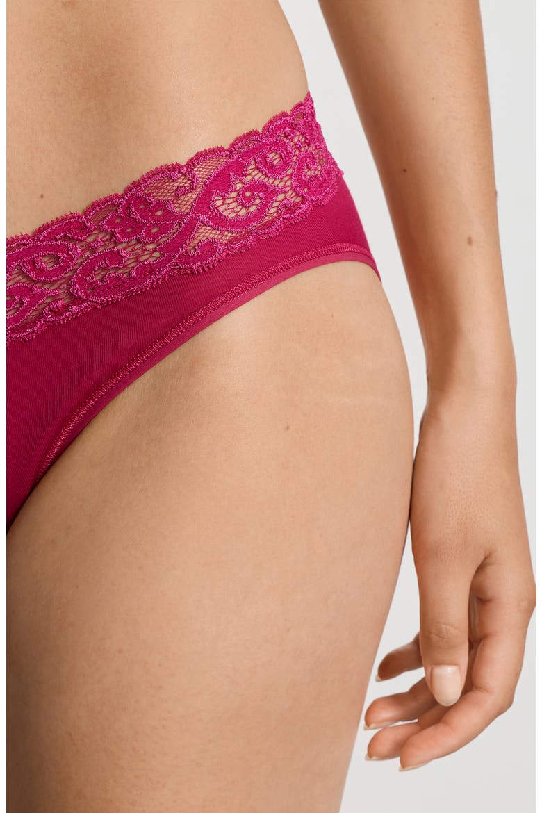 Moments High Cut Bikini, Alternate, color, LIGHT SANGRIA