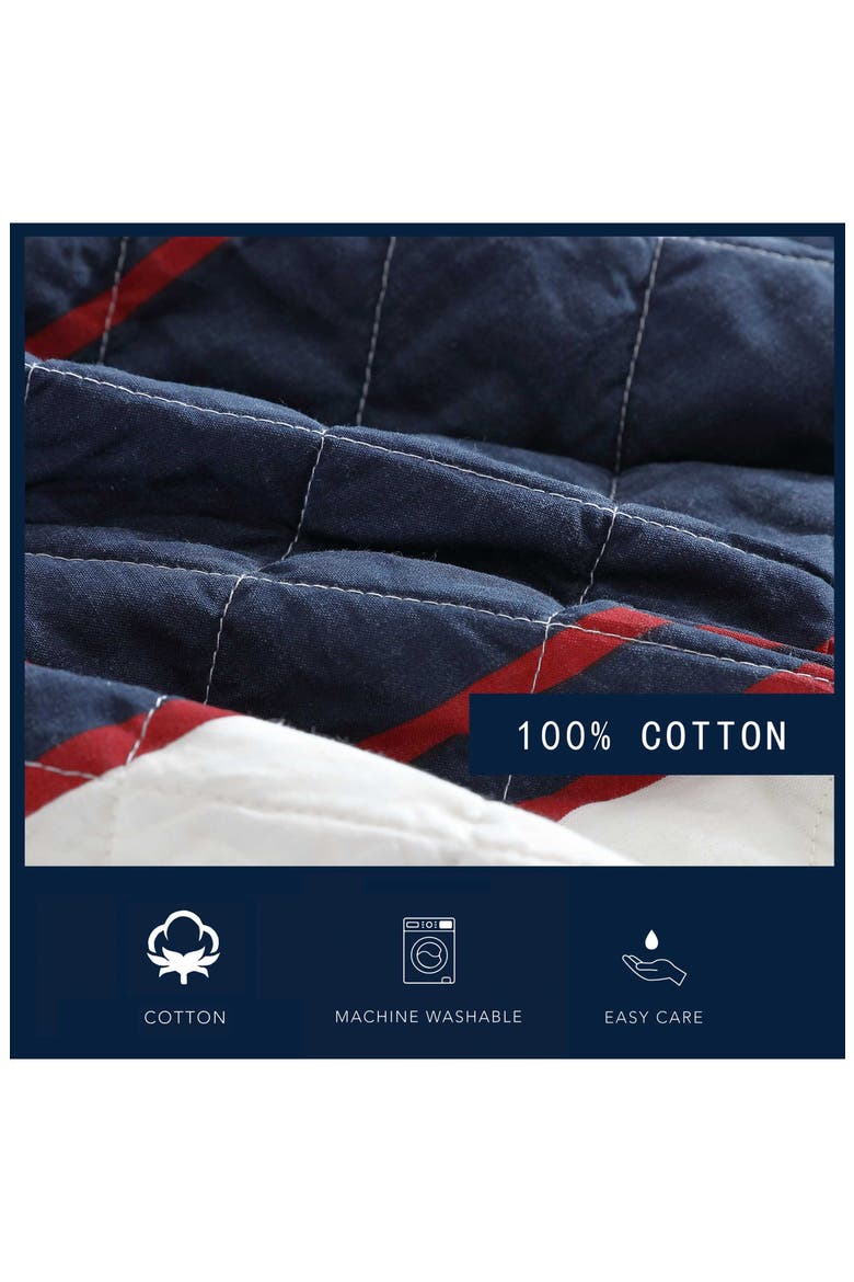 Wesley Quilt & Sham Set, Alternate, color, NAVY