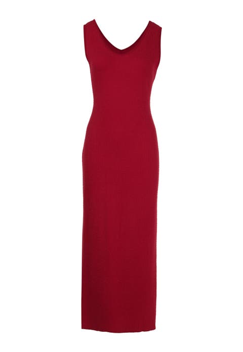 Mix Berries Knit Fluffy Dress