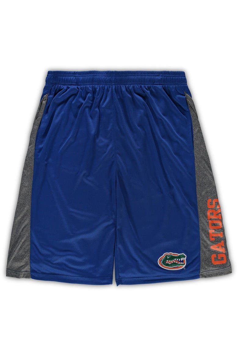 Men's Royal Florida Gators Big & Tall Textured Shorts, Alternate, color, Royal