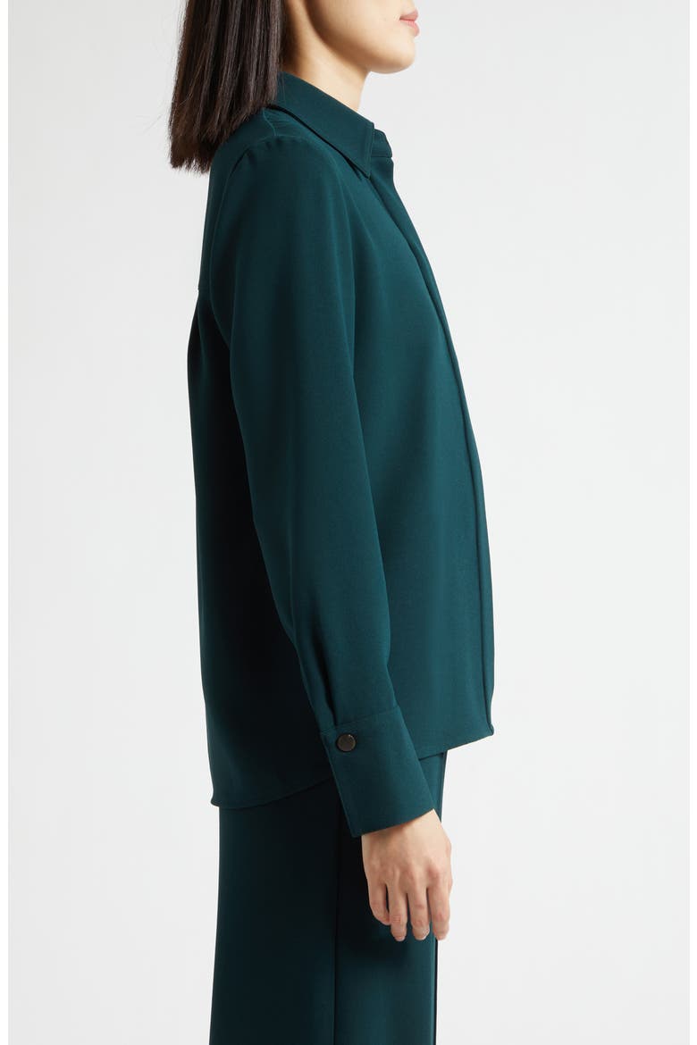 Long Sleeve Button-Up Shirt, Alternate, color, JUNIPER