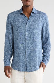 Bugatchi Woven Button Up Shirt