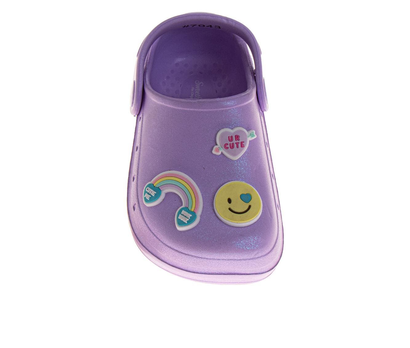 SweetHearts Candy Rainbow Clogs Girls 5-10, Alternate, color, Purple