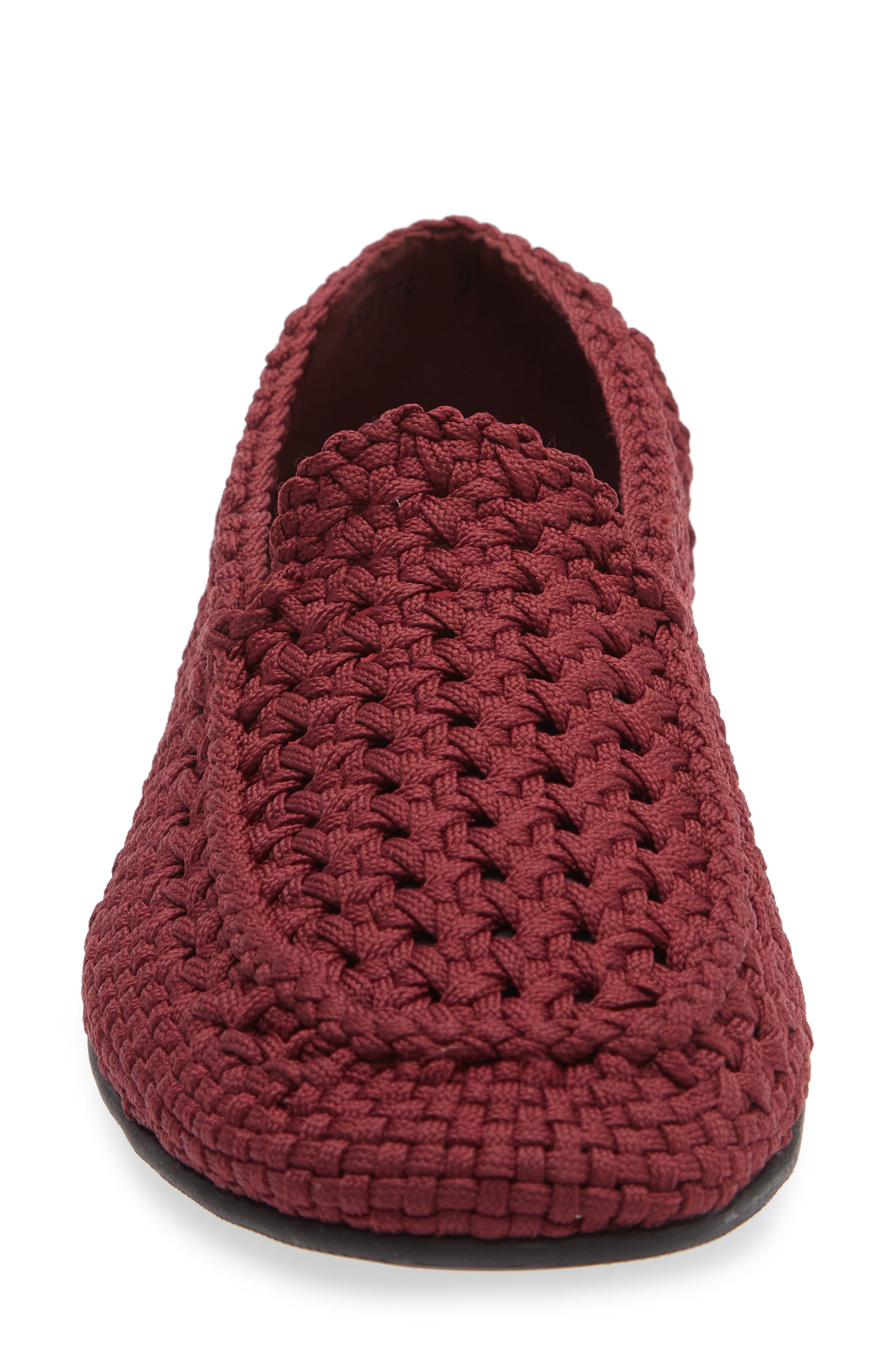 Woven Slipper, Alternate, color, 80304 ROSSO SCURO