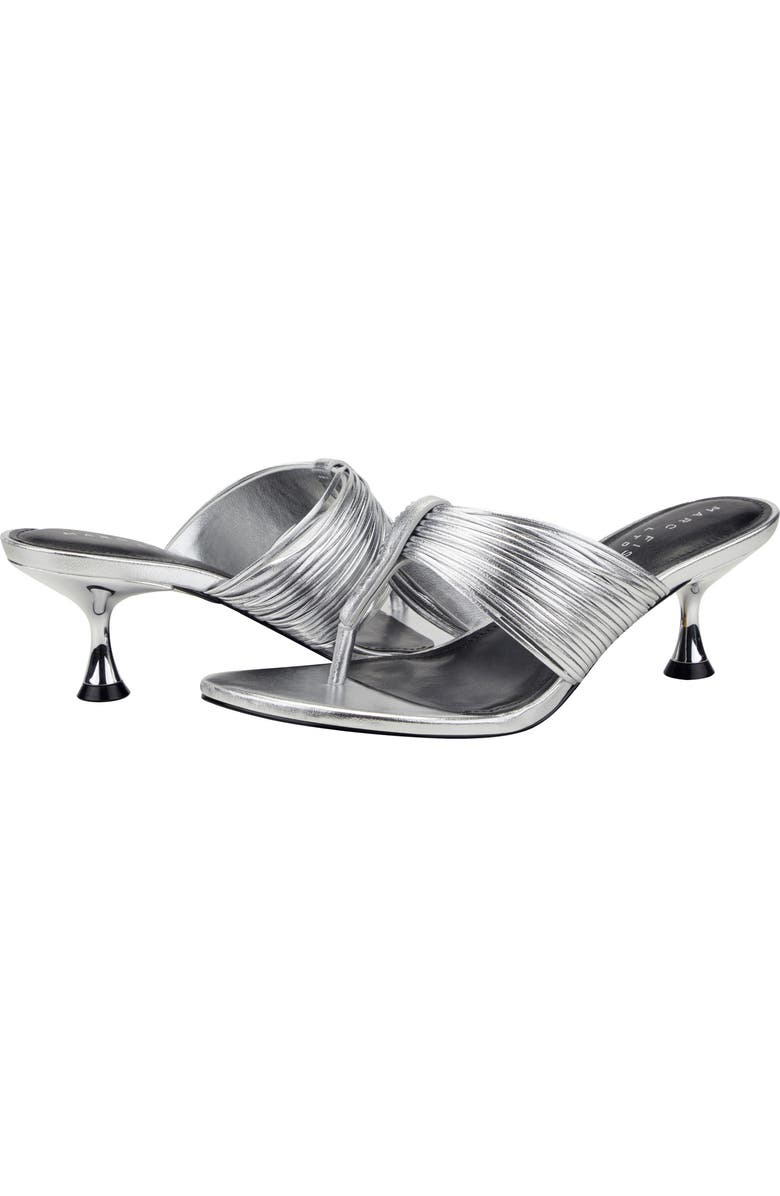 Marc Fisher LTD Pamilla Sandal, Alternate, color, Silver