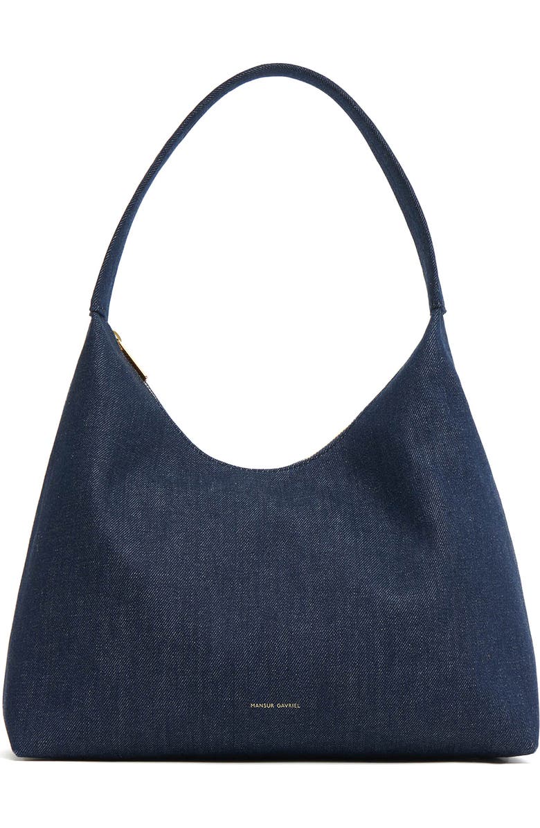 Mansur Gavriel Candy Denim Hobo Bag, Main, color,