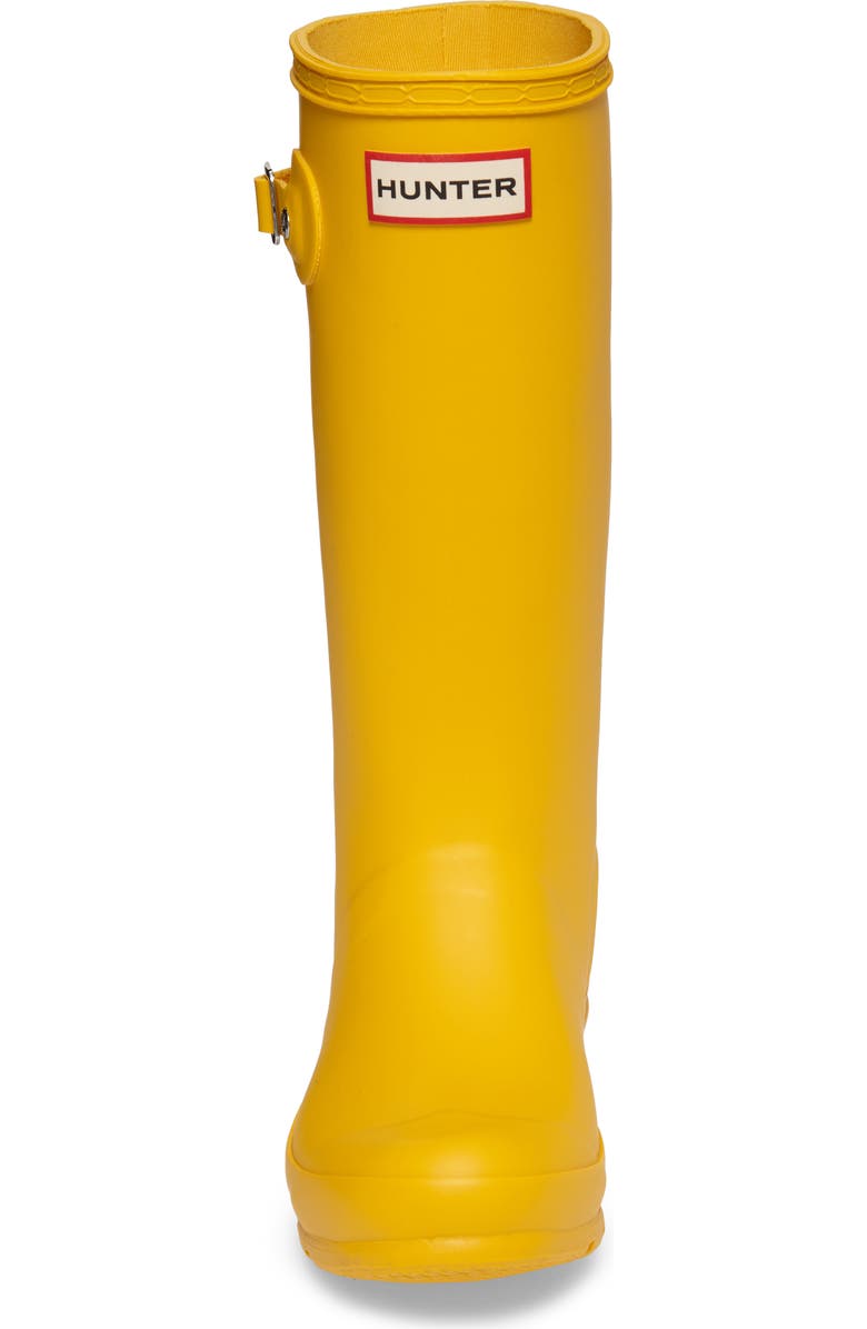 Hunter Kids' Original Rain Boot, Alternate, color, Yellow