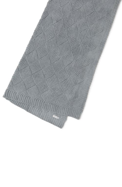 Barefoot Dreams ® Cozychic™ Diamond Weave Blanket In Moonbeam