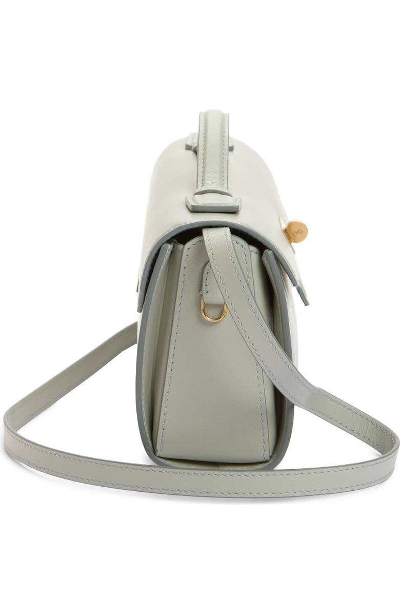 Anya Hindmarch Mortimer Leather Clutch, Alternate, color, Iceberg