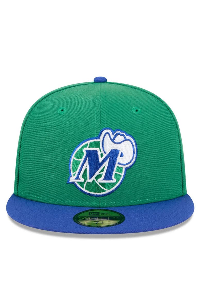 New Era Men's New Era Green/Blue Dallas Mavericks 2025/26 Classic Edition Jersey Hook 59FIFTY Fitted Hat, Alternate, color, Green