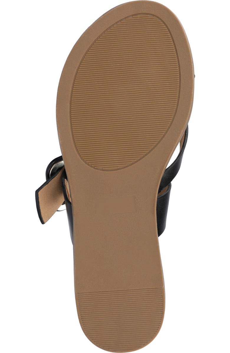 Journee Collection Layra Sandal, Alternate, color, Black Layra