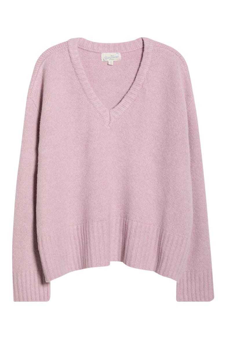 Elin Relaxed Fit Sweater, Alternate, color, LIGHT PINK