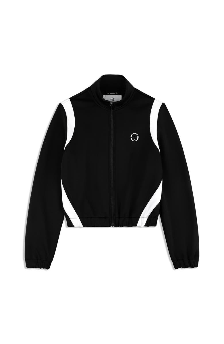 Sergio Tacchini Anna Track Jacket, Alternate, color, Black Beauty