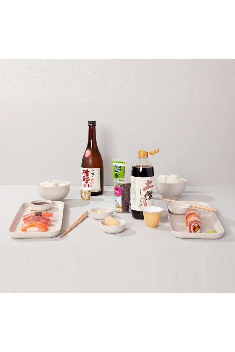 Sushi Set for 2, Alternate, color, Off White