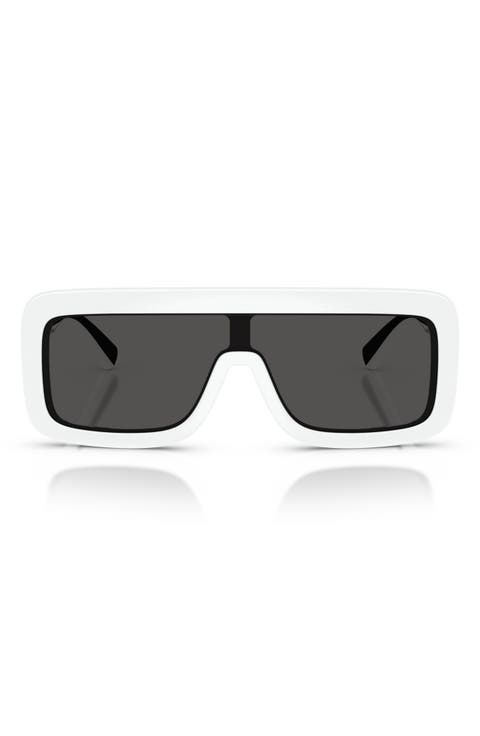 Kids' 118mm Rectangular Shield Sunglasses