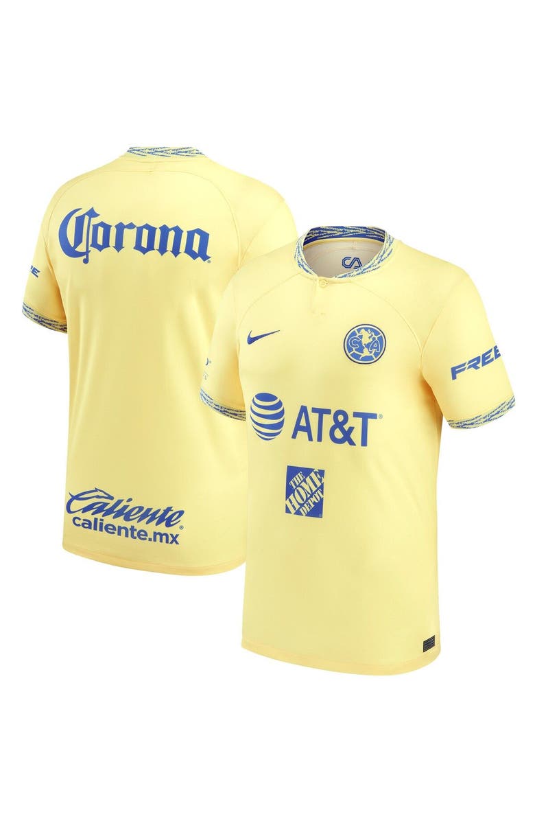 Nike Men's Nike Yellow Club America 2022/23 Home Replica Jersey, Main, color, 