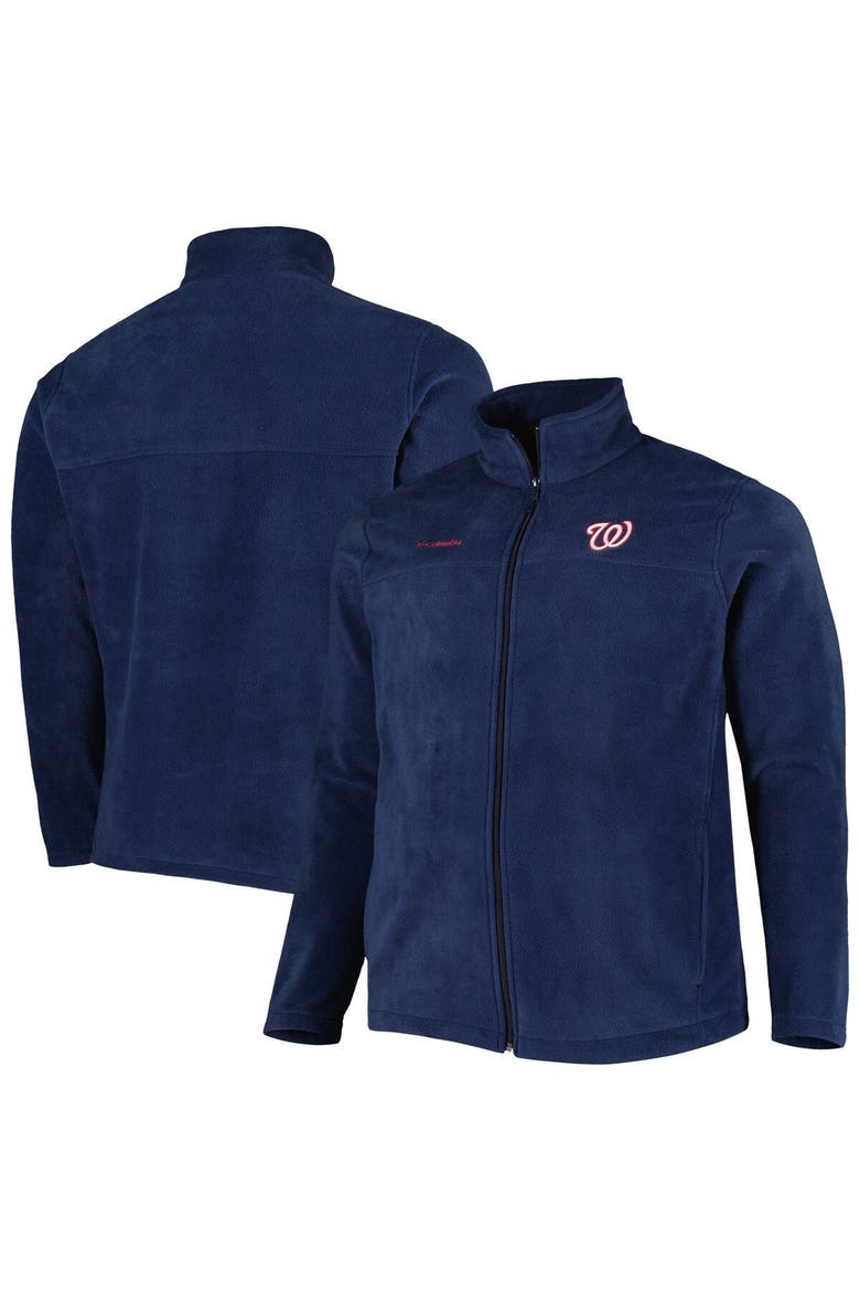 Men's Columbia Navy Washington Nationals Big & Tall Steens Mountain Full-Zip Jacket, Main, color, Navy