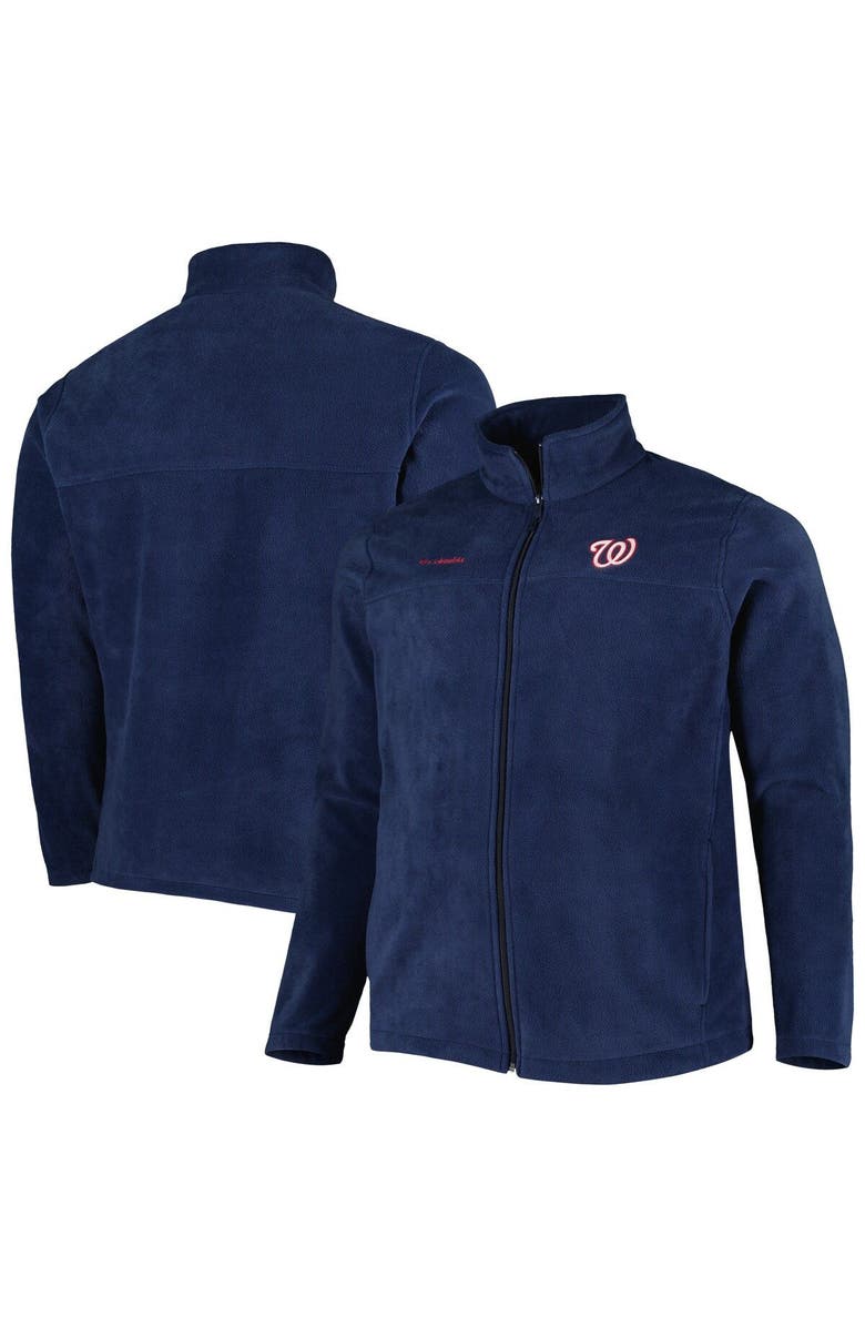 Columbia Men's Columbia Navy Washington Nationals Big & Tall Steens Mountain Full-Zip Jacket, Main, color, Navy