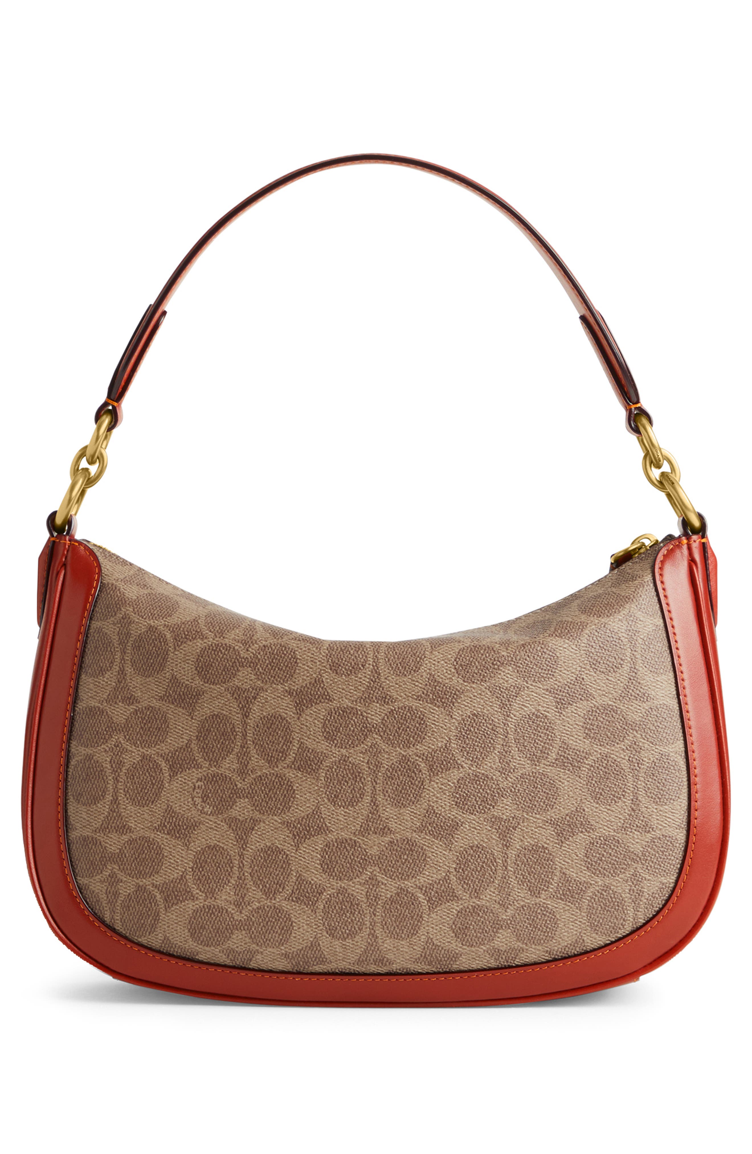 Signature Coated Canvas Crossbody Bag (Nordstrom Exclusive), Alternate, color, TAN/ SIG