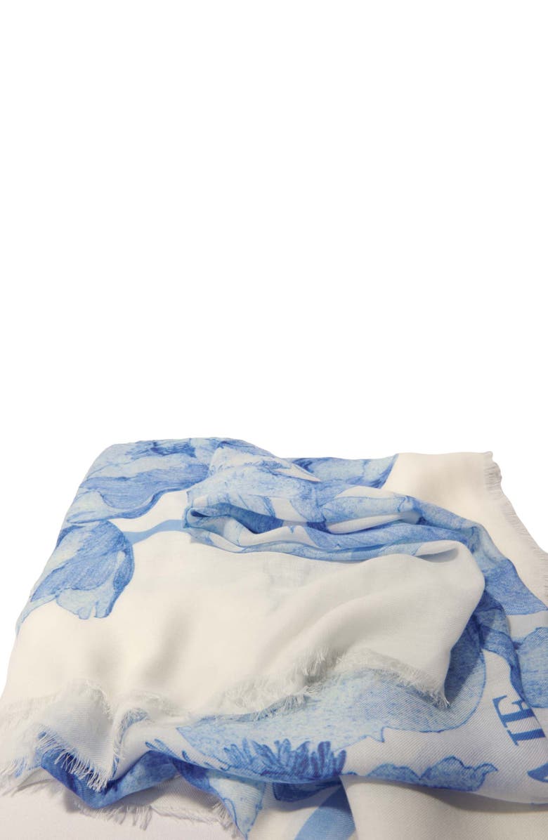 maje 140x140 Watercolour theme shawl, Alternate, color, 