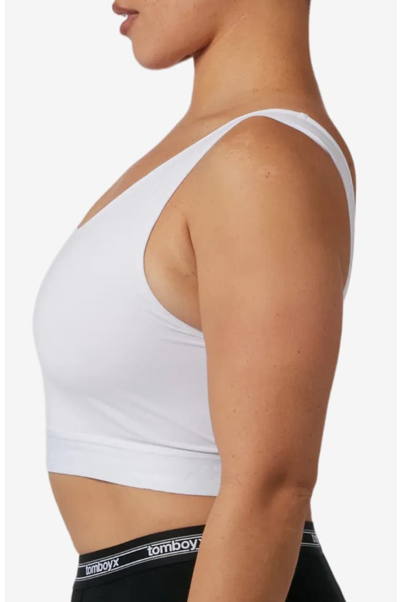 Compression Plus Crop Top, Alternate, color, WHITE