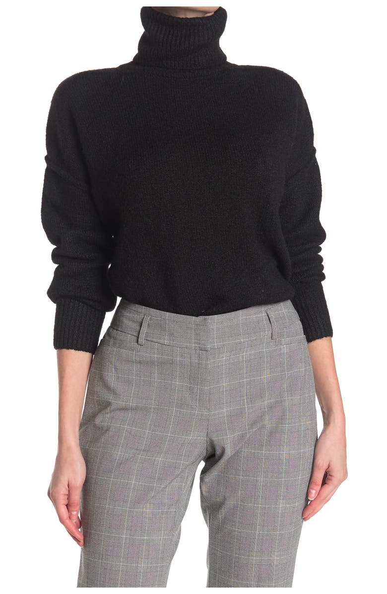 MAX STUDIO Long Sleeve Turtle Neck Sweater, Main, color, 