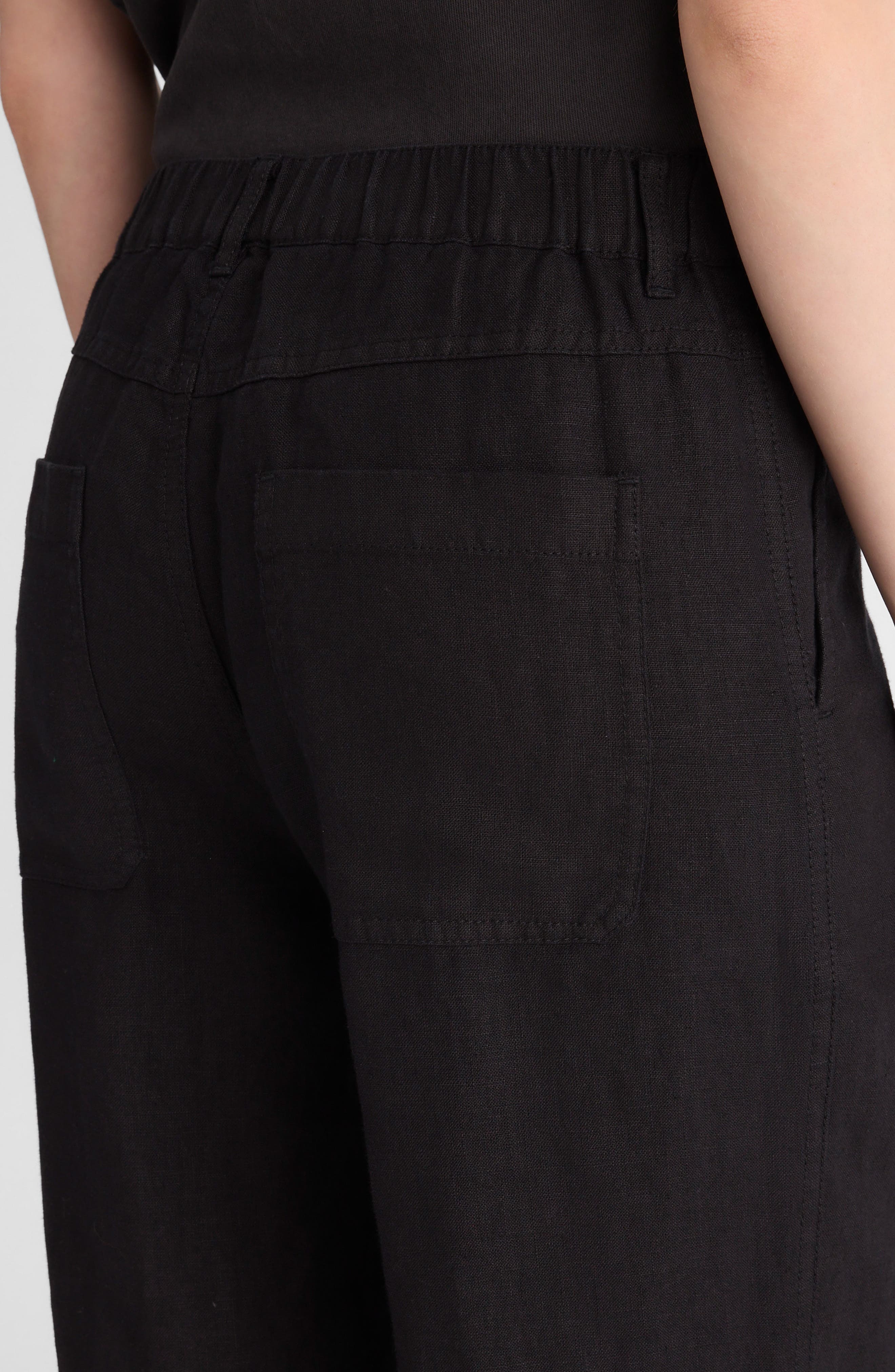 Zoe Relaxed Straight Leg Linen Pants (Women) | Nordstrom
