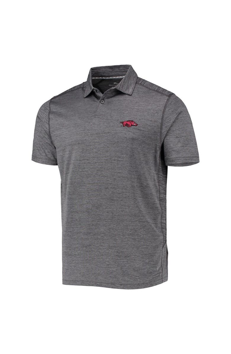 Tommy Bahama Men's Tommy Bahama Gray Arkansas Razorbacks Delray IslandZone Polo, Alternate, color,