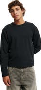 Cotton On Men's Cropped Fit Textured Long Sleeve