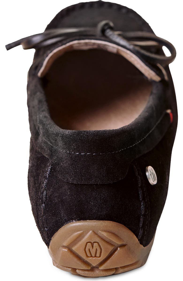 Minnetonka Moc Toe Driving Loafer, Alternate, color, Black