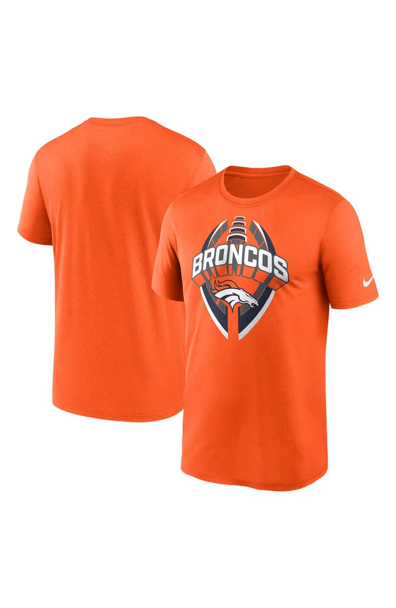Nike Men's Nike Orange Denver Broncos Legend Icon Performance T-Shirt, Main, color, Orange