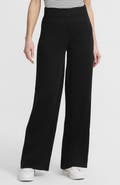 Lands' End Serious Sweats High Rise Fleece Lined Straight Leg Pants