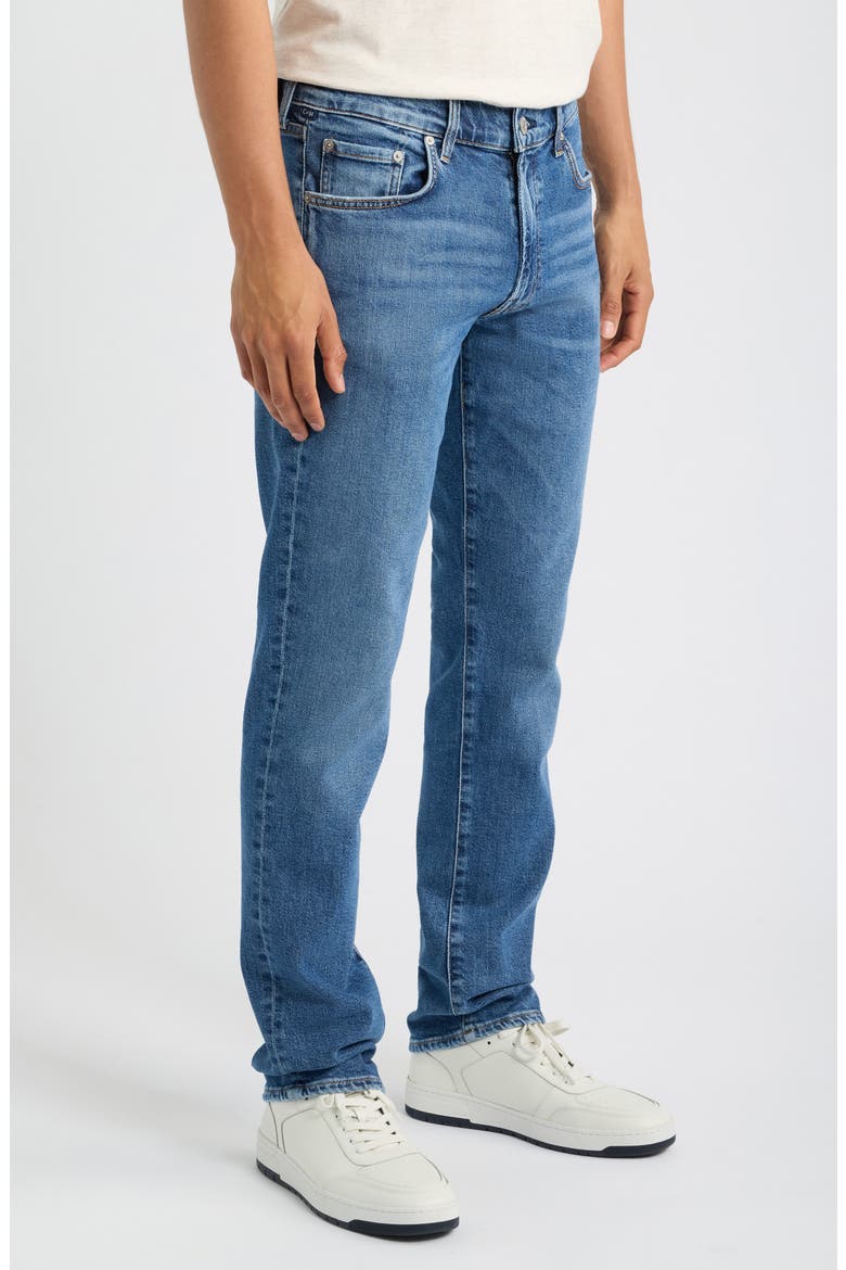 Gage Slim Straight Leg Jeans, Alternate, color, TRUE BLUE MD DK BLUE