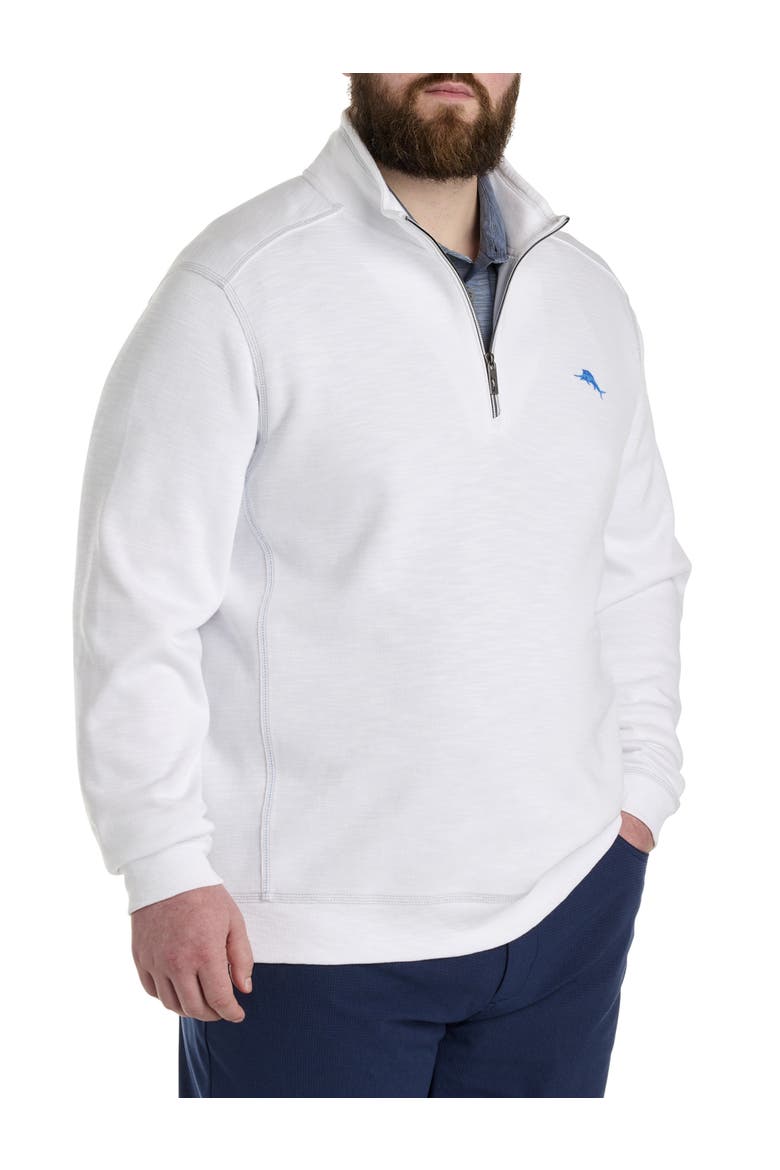 Tobago Bay 1/2-Zip Pullover, Main, color, WHITE