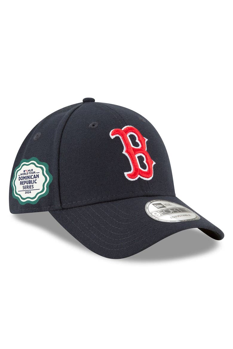 Men's New Era Navy Boston Red Sox 2024 MLB World Tour: Dominican Republic Series 9FORTY Adjustable Hat, Main, color, Navy